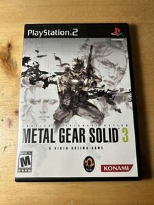 Metal Gear Solid 3 (Sony PlayStation 2, 2006) PS2 Shops Free !! 海外 即決