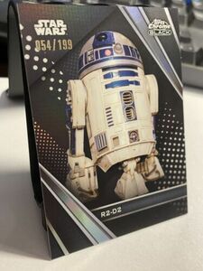 2023 Topps Star Wars Chrome Black R2-D2 Refractor 054/199 59 Parallel 海外 即決