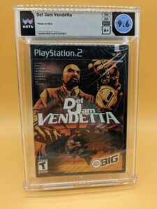 Def Jam Vendetta (Sony PlayStation 2, 2003) factory sealed, WATA 9.6 A+ 海外 即決