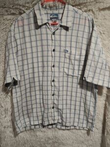 Vintage Quicksilver Button Up Surf Shirt Size Men's M 海外 即決