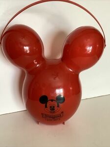 Disney Parks Exclusive Mickey Mouse 60th Red Balloon Popcorn Bucket 海外 即決