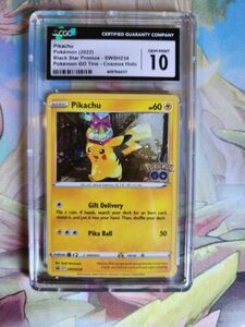 ポケモン GO Pikachu CGC 10 海外 即決