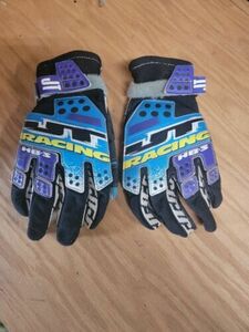 Vintage JT Racing HB 3 Motocross Dirt Bike Gloves - Size 7 海外 即決