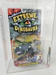 Extreme Dinosaurs Dino Vision Head Strike Spike Action Figure 1997 Mattel AFA 80 海外 即決