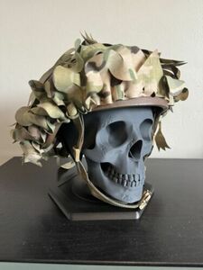 Advanced Combat Helmet Medium ACH Made With Kevlar With Pads & Harness & Scrim 海外 即決