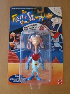 Mattel Ren & Stimpy Show Commander Ren Hoek Action Figure Nickelodeon 1993 海外 即決