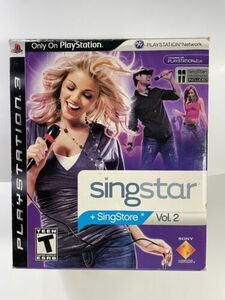 SingStar Vol 2 (Sony PlayStation 3 PS3) Complete CIB Fast S/H 海外 即決