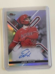 JARED WALSH 2022 TOPPS FINEST REFRACTOR AUTO #FA-JW LOS ANGELES ANGELS 海外 即決