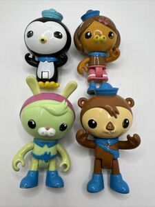 Fisher-Price Octonauts Octo Crew Figure 4-Pack 2010 2011 some wear see pictures 海外 即決