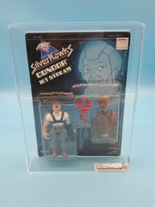 CAS 75 1986 KENNER SILVERHAWKS SERIES 1 CONDOR JET STREAM GRADED 海外 即決