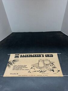 15 1/2” X 6 1/2” Mirro Backpackers Grid, New, USA Made. Lightweight & Sturdy 海外 即決