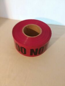 Empire "Do Not Enter" Barricade Tape, Red/Black, 3" x 1,000ft (EML11081) 海外 即決