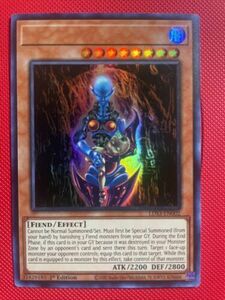 Yugioh Dark Necrofear LDS3-EN002 1st Ed Ultra Rare NM Misprint! Extremely Rare 海外 即決