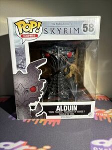 Funko POP! Games Skyrim Alduin 6” Vinyl Figure #58 NIB 海外 即決