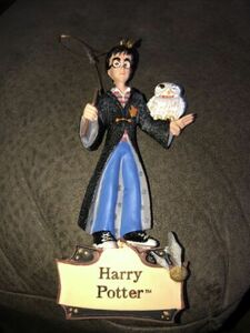 Harry Potter Wand Kurt Alder Christmas Ornament Hedwing Owl Warner Bros 2000 海外 即決