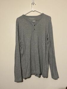 Mens Vintage Tee Banana Republic Gray Large Shirt 海外 即決