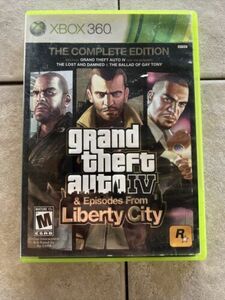 Grand Theft Auto IV GTA 4 & Episodes From Liberty City Xbox 360 W/manual No Map 海外 即決