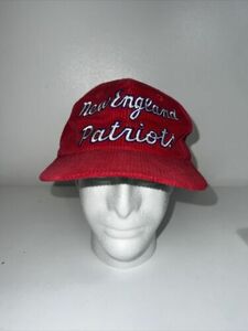 VTG 90s New England Patriots Starter Corduroy The Eastport Snapback Hat Cap 海外 即決