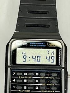 Casio CA53W-1 Wrist Watch for Men black resin watchband 海外 即決