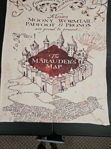 Harry Potter's Marauder's Map 130 X 150cm (50×60inches) Soft Fleese Blanket 海外 即決