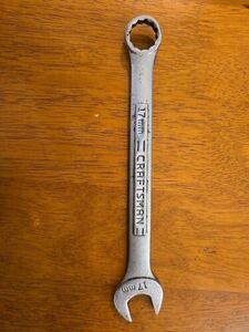 Craftsman 17MM Combination Wrench Metric Vintage VV 42929 Made in USA T2 海外 即決