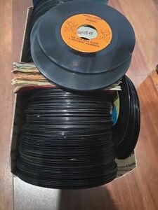 Lot of (25) Random 45 rpm Vintage 7” バイナル Records Jukebox ロック Pop Country Soul 海外 即決