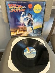 BACK TO THE FUTURE Huey Lewis LP バイナル MCA 6144 Original Movie Soundtrack NM EX 海外 即決