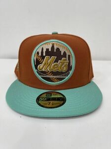 New York NY Mets New Era Groovy Pack fitted 59fifty cap hat size 7 3/4 海外 即決