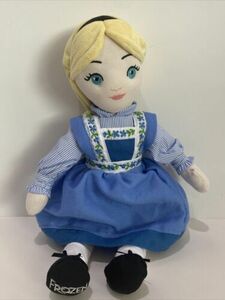 Disney Frozen The Musical On Broadway Theatre Elsa Plush Ragdoll Soft Doll 15” 海外 即決