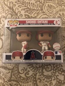 Shohei Ohtani Funko Pop 2 Pack White Uniform! Ships In Pop Protector! 海外 即決