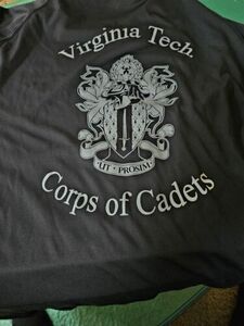 Virginia Tech Corps of Cadets Shirt Hokie VT Military ROTC Army Navy USAF USMC 海外 即決