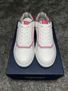 29cm(US11) - Dior B27 Low Dior Oblique ギャラクシー - White and Neon Pink 海外 即決