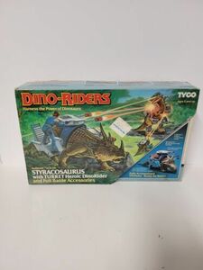 Tyco 1987 Dino Riders STYRACOSAURUS Dinosaur New In Open Box 海外 即決