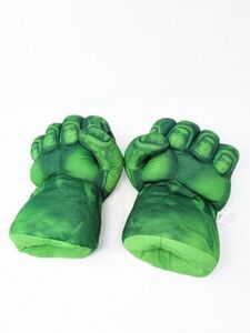 Green Incredible Hulk Smash Fists Hands Pair *NO SOUND* Marvel Avengers Soft 海外 即決