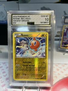 ポケモン TCG Rotom Ancient Origins 29/98 Reverse Holo Uncommon AGS ? Mint 10 海外 即決