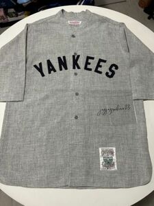 1929 Babe Ruth Road New York Yankees Mitchell & Ness Jersey Large mantle gift 海外 即決