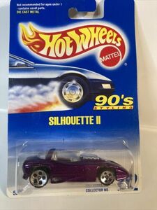 1991 Hot Wheels Collector #212 - SILHOUETTE II (Purple) 海外 即決