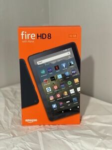 Amazon Fire HD 8 (10th Generation) 32GB, Wi-Fi, 8in - Black, New, Free Shipping 海外 即決