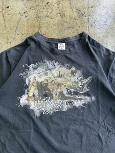 Vintage Y2K Ecko Unltd All Over Print Graffiti Paint Affliction Baggy Hip Hop 海外 即決