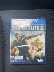 Sniper Elite 5 Sony PlayStation 4 2022 PS4 PS5 Upgrade New Sealed 海外 即決