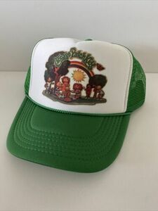 Vintage Cabbage Patch Kids Hat Adjustable snapback Hat Green Unworn Trucker Cap 海外 即決