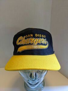 Vintage Starter San Diego Chargers Snapback Hat Wool Script NFL 90s 1990s RARE 海外 即決