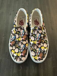 バンズ Snoopy Peanuts Gang Authentic Slip On Men's 24cm(US6) Woメンズ 7.5 EUC 海外 即決