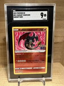 ポケモン Go Radiant Charizard 011/078 Holo SGC 9 MINT 海外 即決