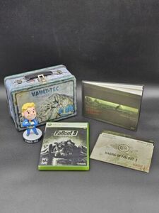 Fallout 3 Collector's Edition Lunchbox Tin & Bobble Head Xbox 360 Complete CIB 海外 即決