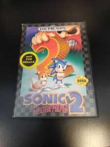i7 Sonic the Hedgehog 2 (SEGA Genesis) Game and Case * No Manual 海外 即決