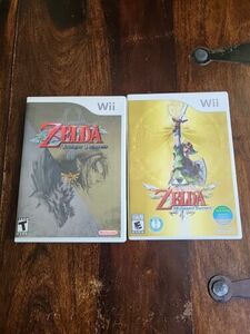 Wii Zelda Lot: Twilight Princess & Skyward Sword UAE World Version; COB & TESTED 海外 即決