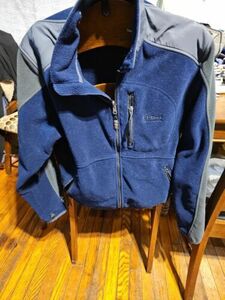 L.L Bean Men’s Full Zip Up Fleece Jacket Size Medium 海外 即決