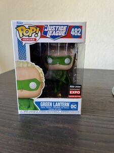 IN HAND C2E2 SHARED STICKER Green Lantern Funko Pop #482 Heroes DC Comics LE 海外 即決