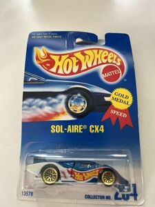 1991 Hot Wheels Vintage Sol-Aire CX4 HW Racing w/ Gold Lace spokes 海外 即決
